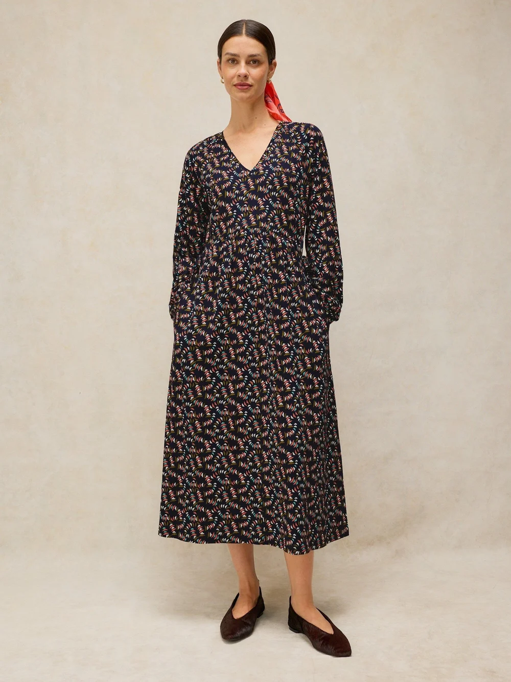 Jerseykleid Harper - Navy Multi - 52/R Bild 1