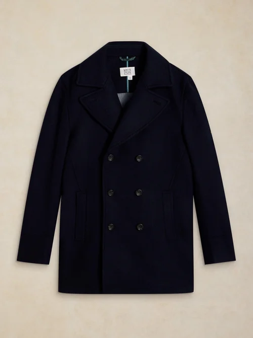 Mantel Hadley aus Wollmischung - Dark Navy - XXXL Bild 1