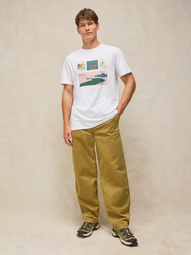 T-Shirt Abersoch mit Grafik
