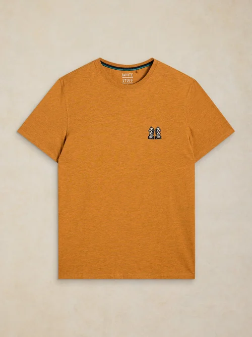 T-Shirt Abersoch mit Stickerei - Yellow Mlt - XXL/R Bild 1