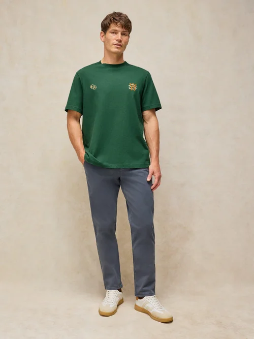 Besticktes T-Shirt Horsham - Green Mlt - XXL/R Bild 2