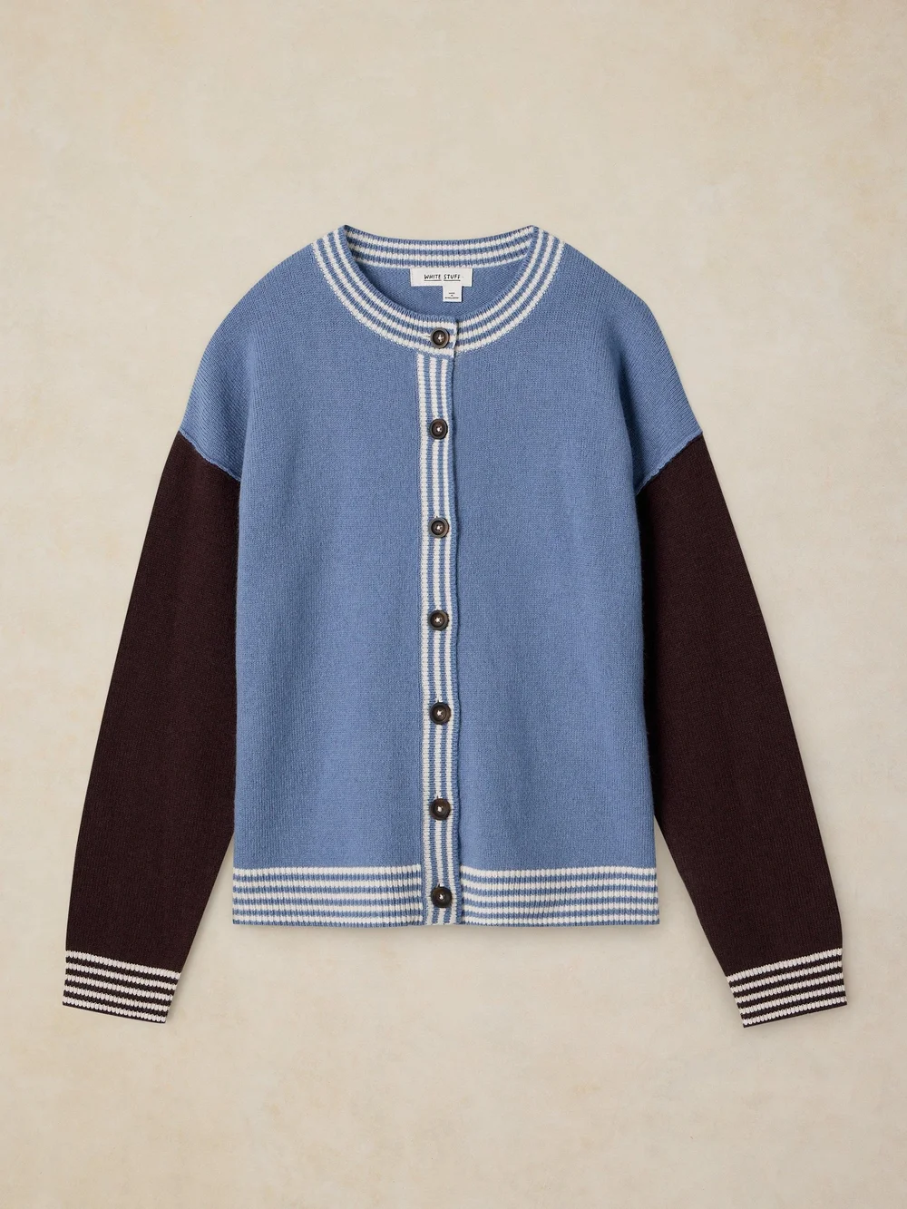 Cardigan Sansa Colour-Block - Blue Mlt - 52 Bild 1