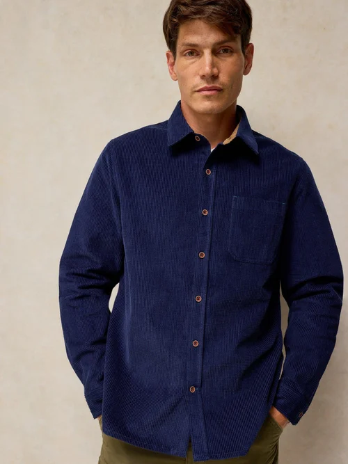 Kordhemd Griffin - Dark Navy - XXXL Bild 1