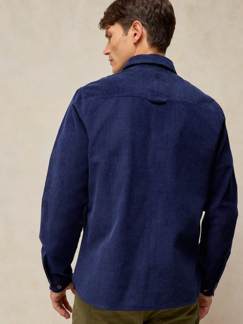 Kordhemd Griffin - Dark Navy - XXXL Bild 4
