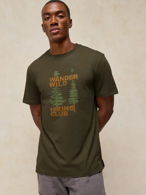 T-Shirt Abersoch mit Grafik - Green Pr - XXL/R Bild 3