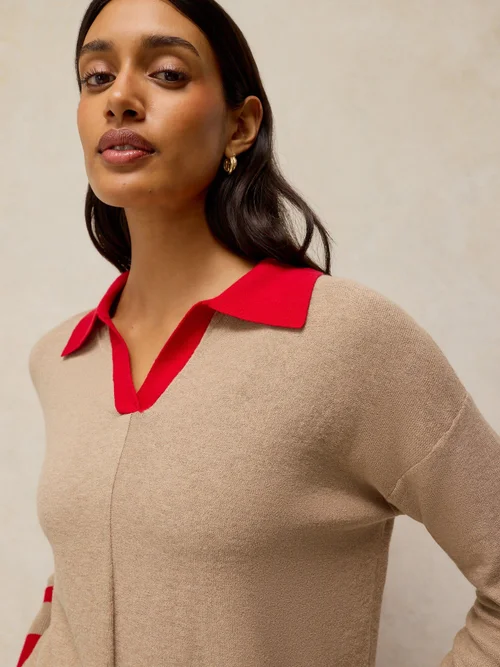 Pullover Cara mit Kragen - Nat Mlt - 52 Bild 3
