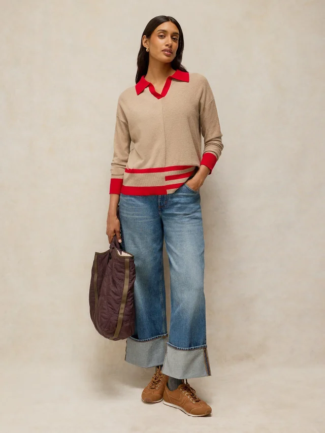 Pullover Cara mit Kragen