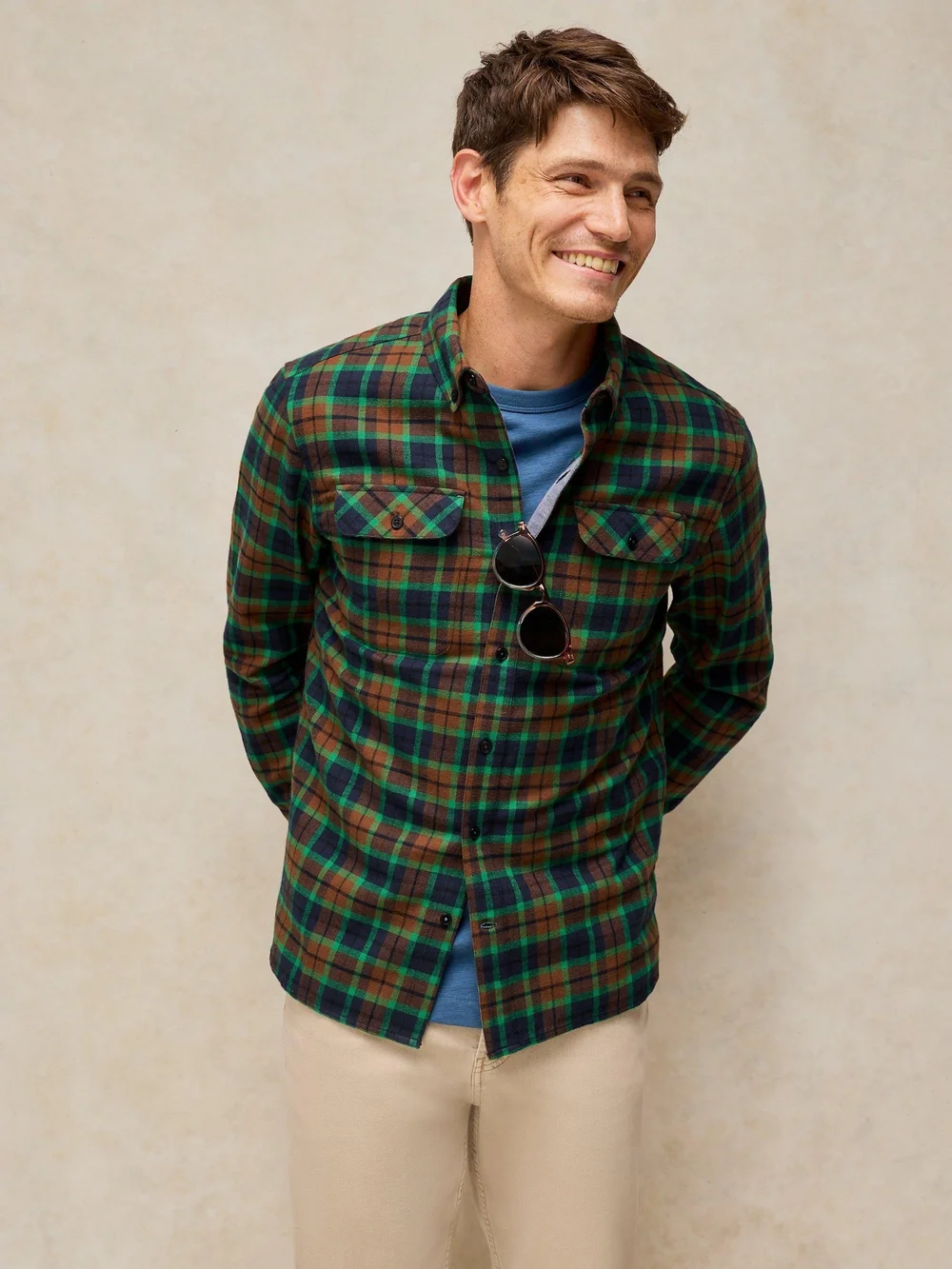 Karohemd Heywood - Navy Multi - XXL Bild 1