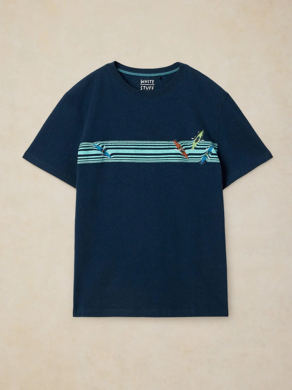 T-Shirt Abersoch mit Grafik - Navy Pr - XXL/R Bild 1