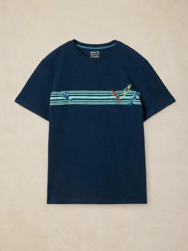 T-Shirt Abersoch mit Grafik