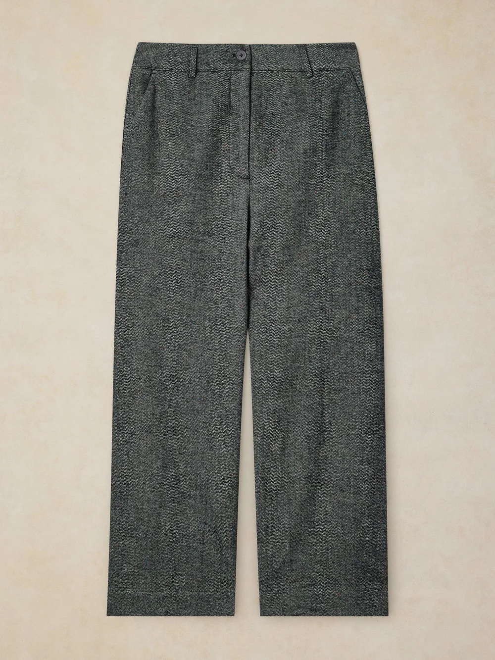 Tweedhose Belle mit weitem Bein - Grey Mlt - 52/R Bild 1