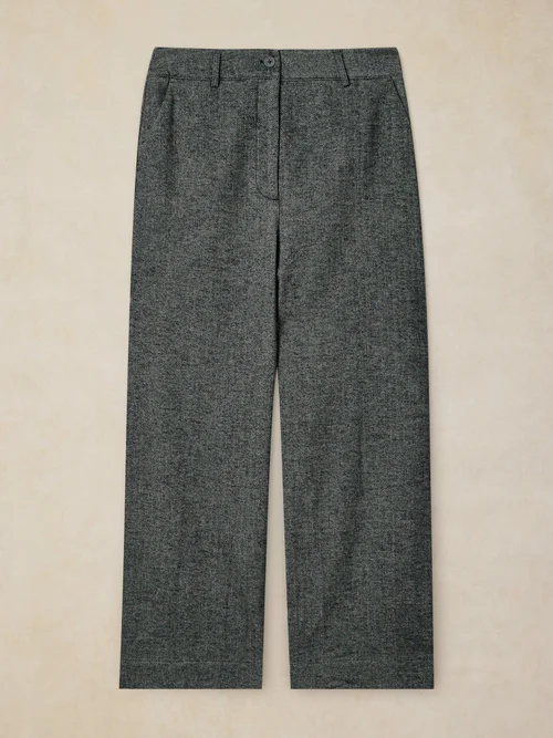 Tweedhose Belle mit weitem Bein - Grey Mlt - 52/R Bild 1
