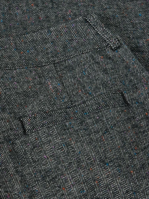 Tweedhose Belle mit weitem Bein - Grey Mlt - 52/R Bild 2