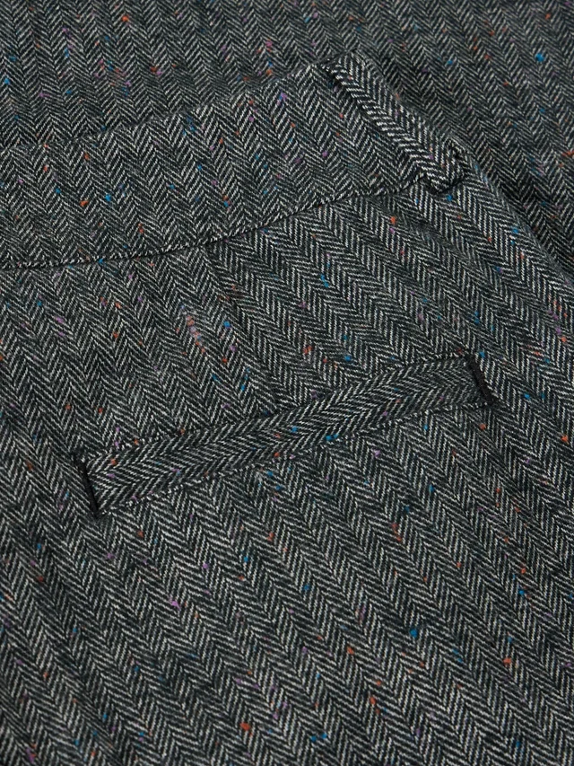 Tweedhose Belle mit weitem Bein