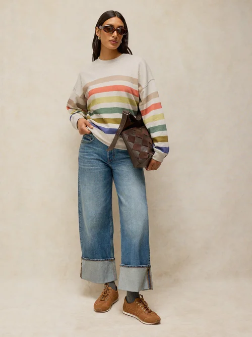 Gestreiftes Sweatshirt Cleo - Nat Mlt - 52 Bild 1