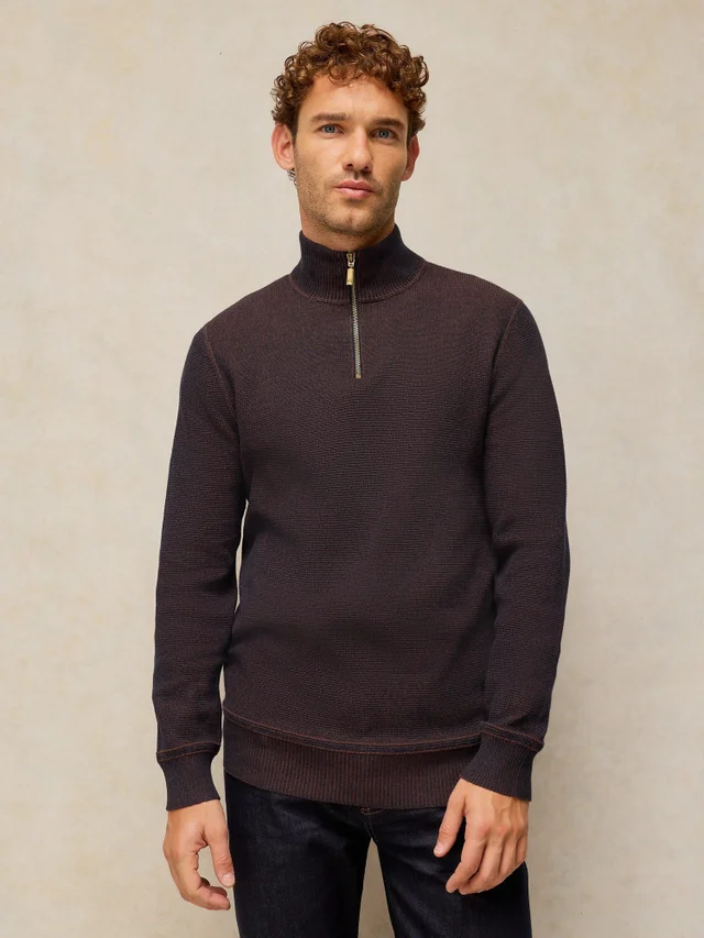Pullover Attadale mit Trichterkragen