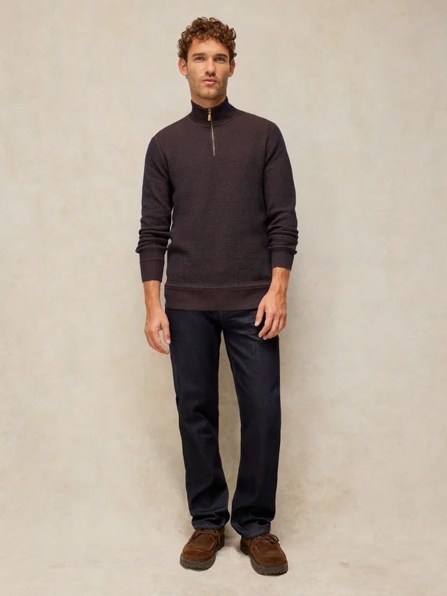 Pullover Attadale mit Trichterkragen