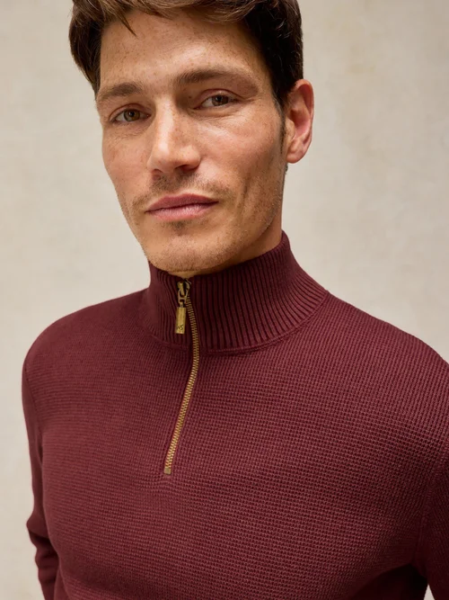 Pullover Attadale mit Trichterkragen - Mid Red - XXL/R Bild 3