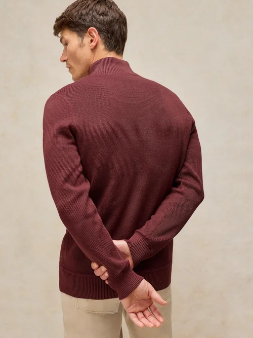 Pullover Attadale mit Trichterkragen - Mid Red - XXL/R Bild 4
