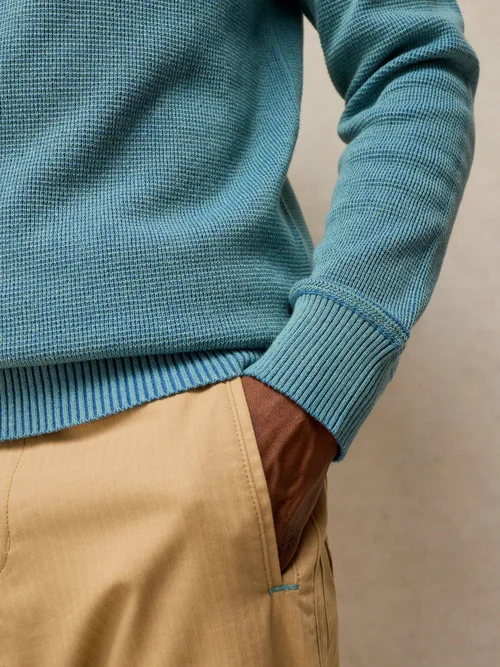 Pullover Attadale mit Trichterkragen - Mid Teal - XXL/R Bild 3