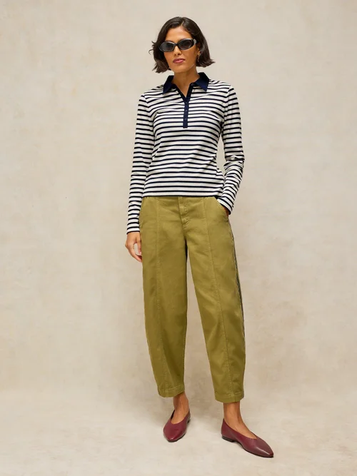 Rippen-Polohemd Ember - Navy Multi - 46 Bild 2