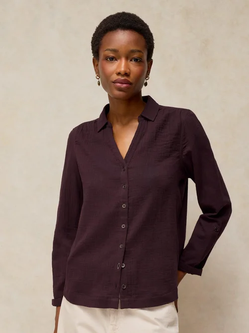 Bluse Annie - Dk Brown - 48 Bild 1