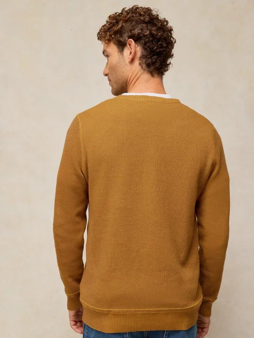 Pullover Attadale mit Rundhalsausschnitt - Mid Tan - XXXL/R Bild 4