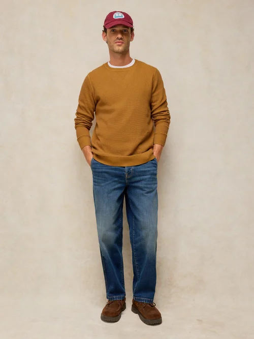 Pullover Attadale mit Rundhalsausschnitt - Mid Tan - XXXL/R Bild 2