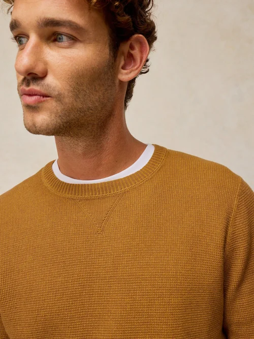 Pullover Attadale mit Rundhalsausschnitt - Mid Tan - XXXL/R Bild 3
