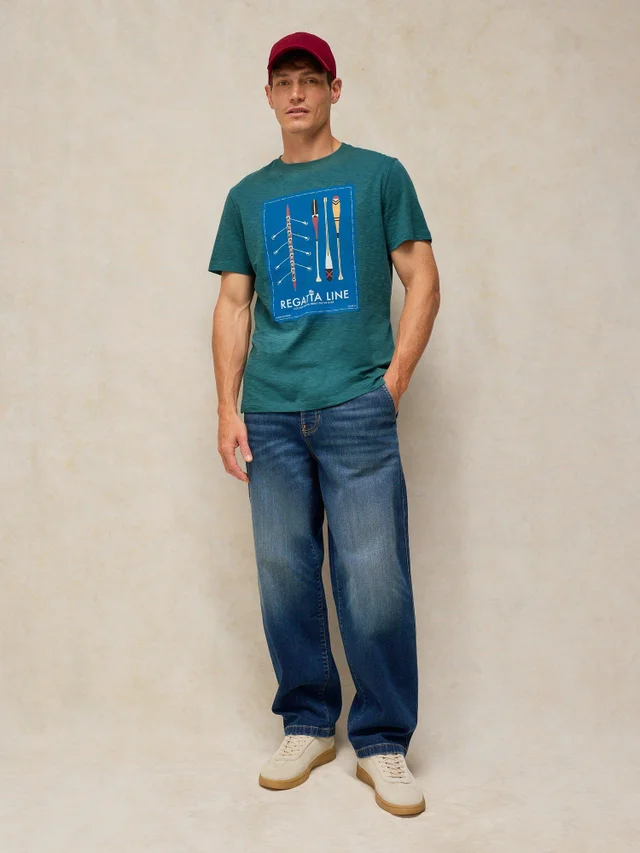 T-Shirt Abersoch mit Grafik