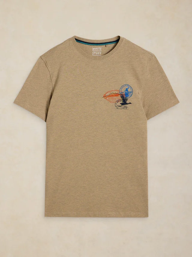 T-Shirt Abersoch mit Stickerei
