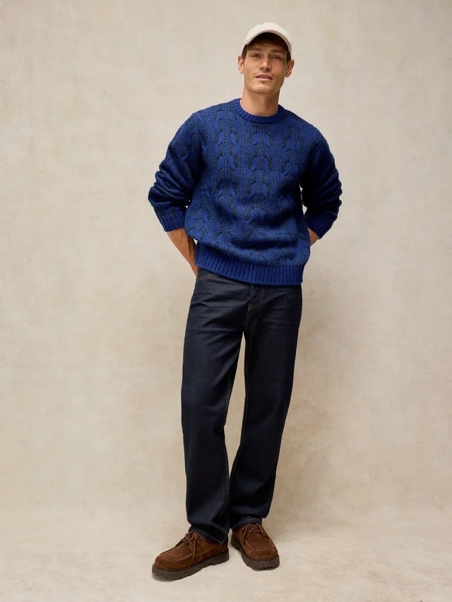 Pullover Brixham mit Zopfmuster