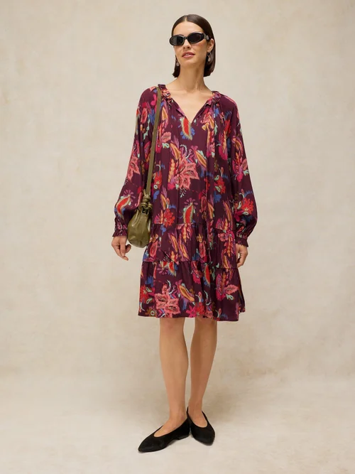 Kurzes Kleid Miley - Plum Mlt - 48/R Bild 1