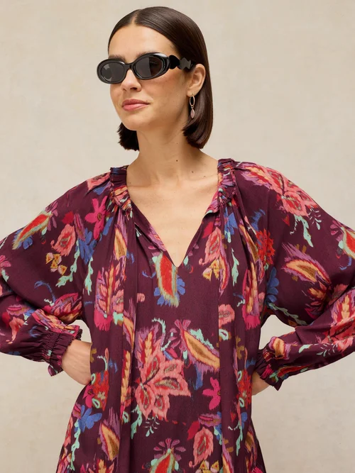 Kurzes Kleid Miley - Plum Mlt - 48/R Bild 3