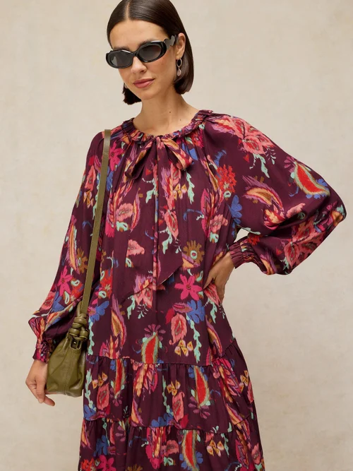 Kurzes Kleid Miley - Plum Mlt - 48/R Bild 2
