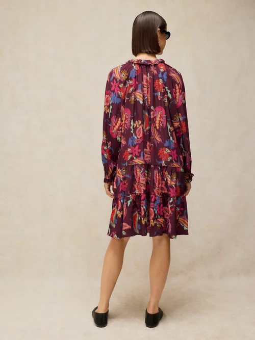 Kurzes Kleid Miley - Plum Mlt - 48/R Bild 4