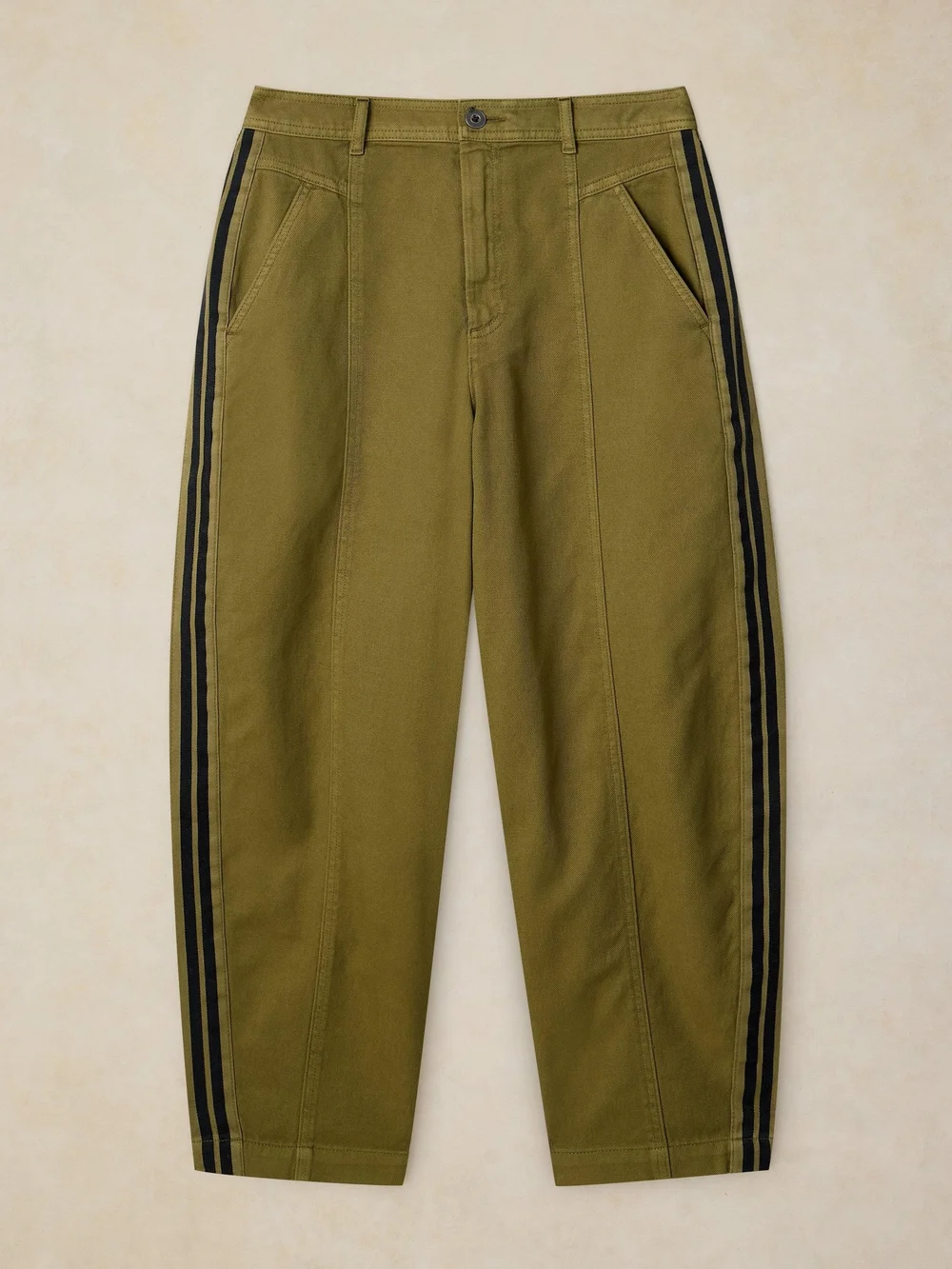 Utility-Barrel-Hose Adeline - Khaki Grn - 52/R Bild 1