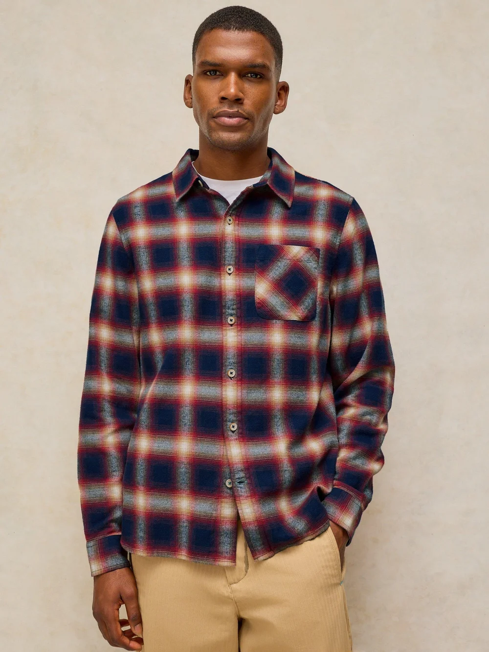 Karohemd Ludlow - Navy Multi - XXL Bild 1