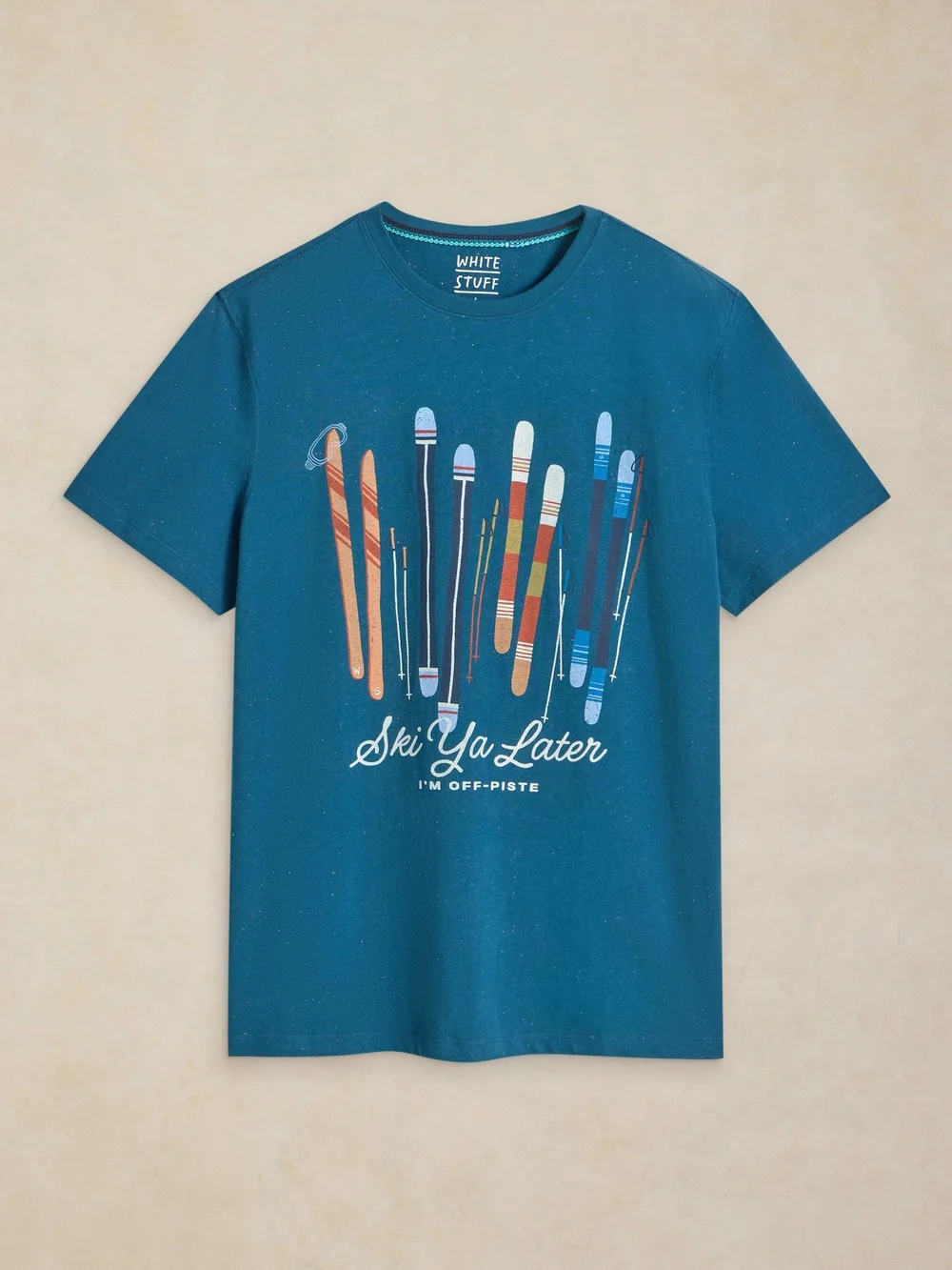 T-Shirt Abersoch mit Grafik - Teal Pr - XXXL/R Bild 1