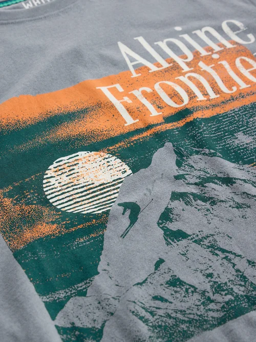 T-Shirt Abersoch mit Grafik - Grey Mlt - XXXL/R Bild 2