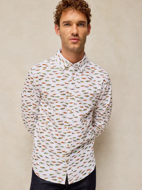 Oxfordhemd Bruton - White Mlt - XXL/R Bild 1