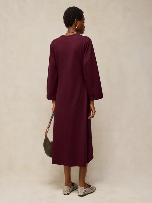 Kleid Gracie mit Twist-Detail - Dk Plum - 52/R Bild 4