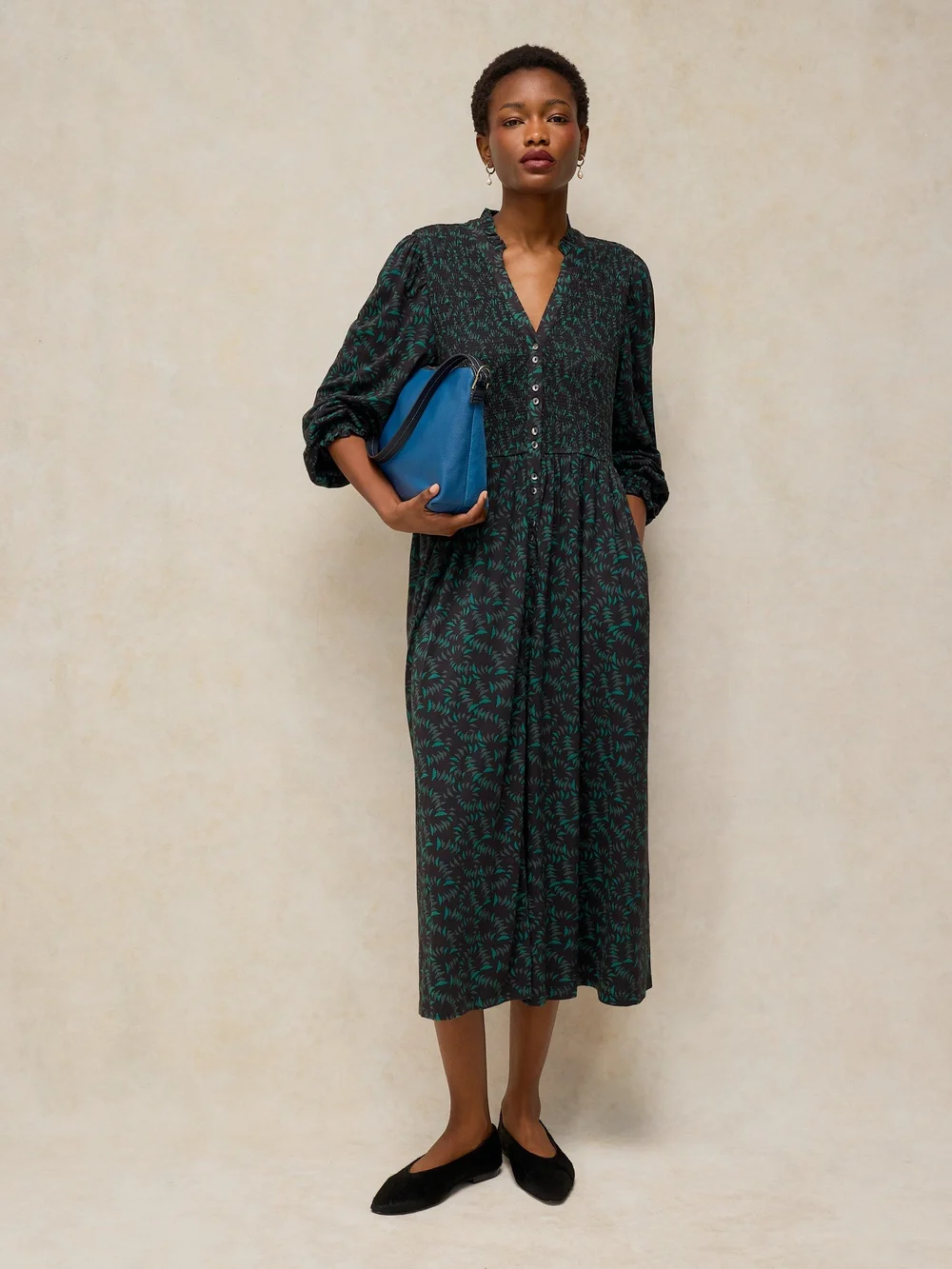 Gekräuseltes Kleid Ada - Blk Pr - 50/R Bild 1