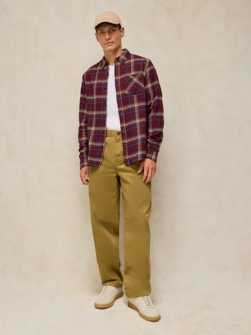 Karohemd Ludlow - Plum Mlt - XXL Bild 2