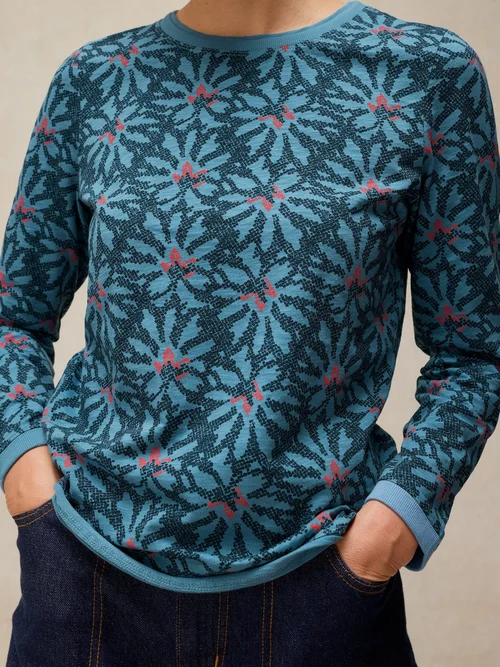 Langarmshirt Clara - Dk Blue - 52 Bild 3