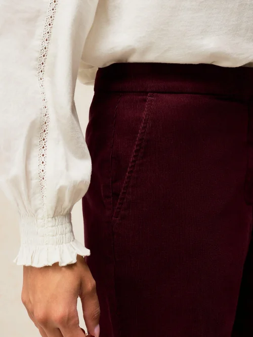 7/8-Kordhose Illy - Dk Plum - 52/R Bild 3