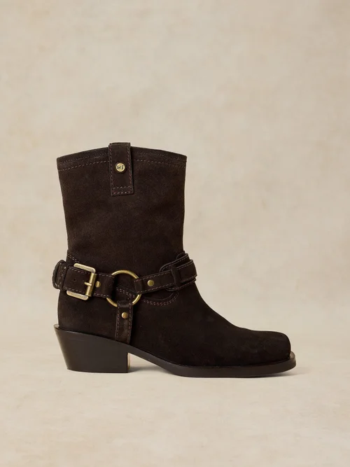 Western Biker Boots Liberty - Dk Brown - 41 Bild 1