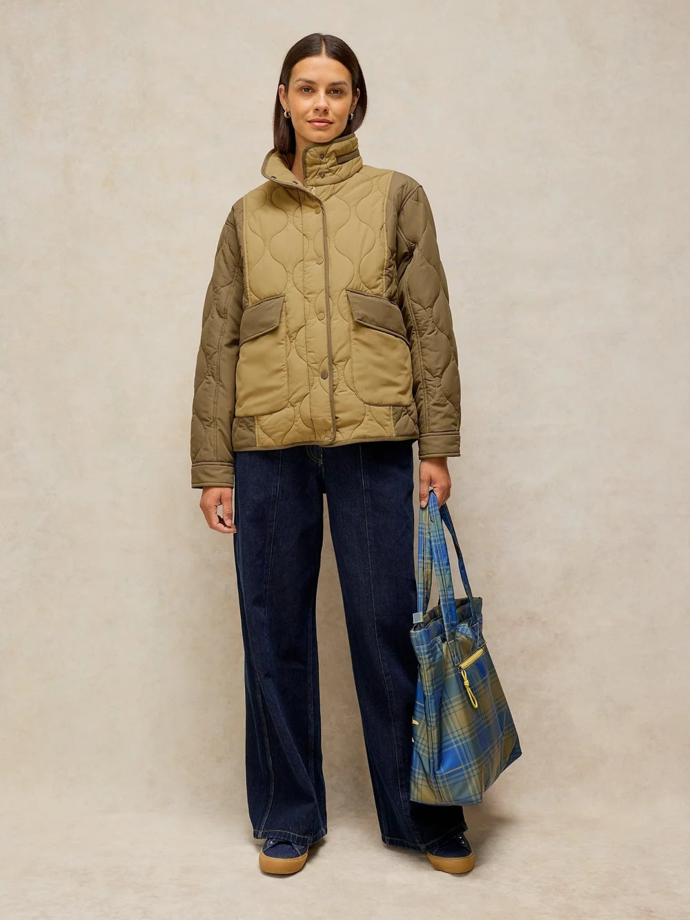 Steppjacke Grayson - Khaki Grn - 46 Bild 1