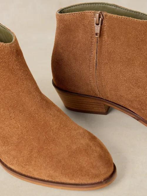 Wildleder Stiefeletten Mae - Mid Tan - 41 Bild 3