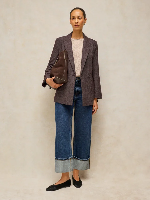 Blazer Sasha in Tweed-Optik